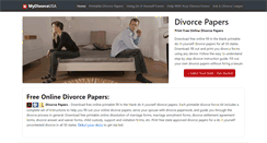 Desktop Screenshot of mydivorceusa.com